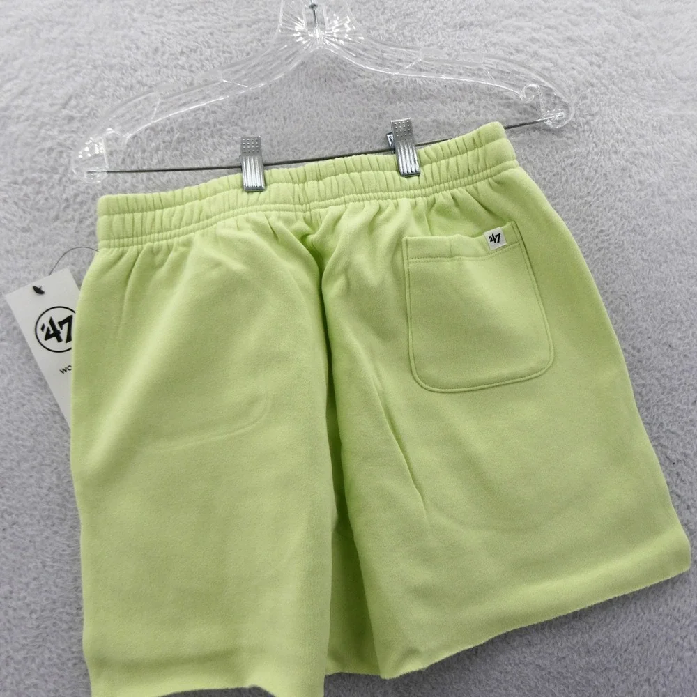 '47 Shorts Women Small St. Louis Cardinals Lime Green Pink‎ Graphic Fleece MLB
